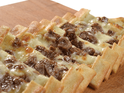 Kavurmalı Kaşarlı Pide